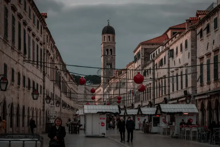 Stradun, the main street of Dubrovnik old town