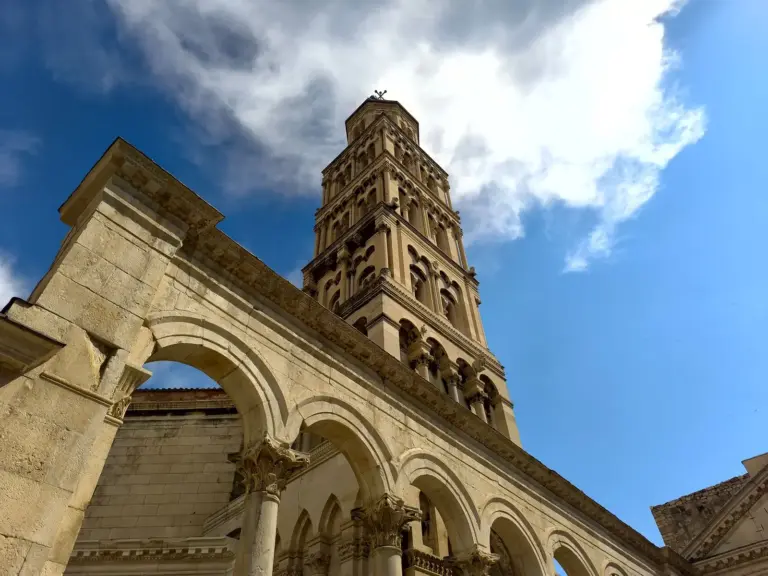 Bell tower of the Cathedral of Saint Domnius in Split